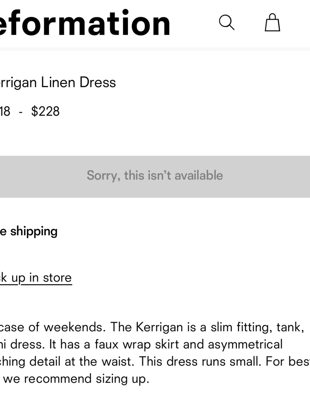 Reformation - Kerrigan linen Square-Neck Mini Dress - Picture 3 of 9